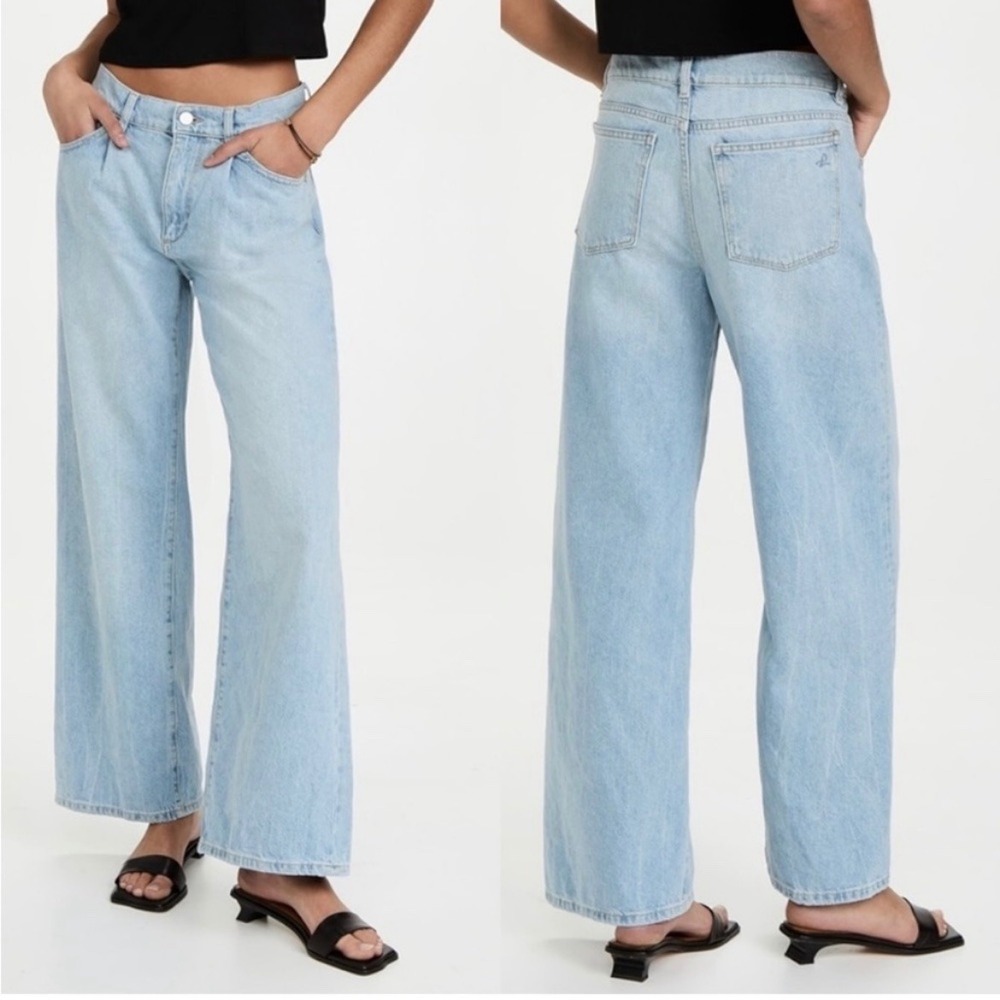 DL1961 Isabel Wide Leg Mid Rise Jeans Womens 29
